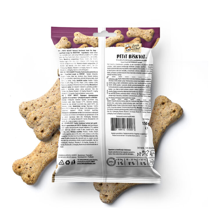 dog treat product declaration