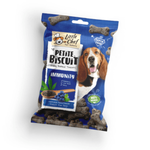 package of natural functional dog treat for