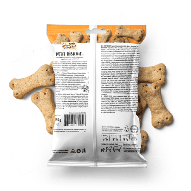 package of natural functional dog treat and dog treats