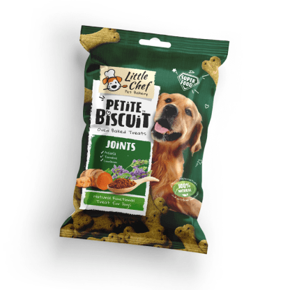 package of natural functional dog treat for joint health