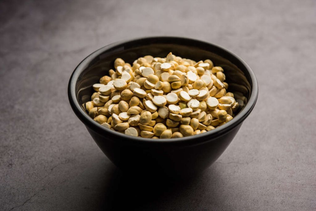 bowl with dog healthy food